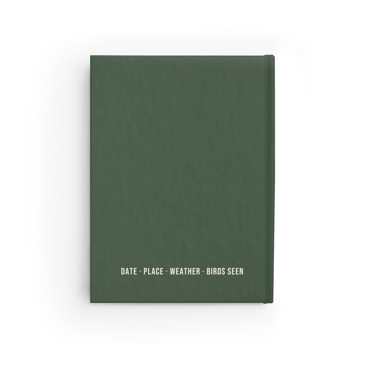 Field Notes & Sightings Birding Journal - Hardcover Ruled Notebook