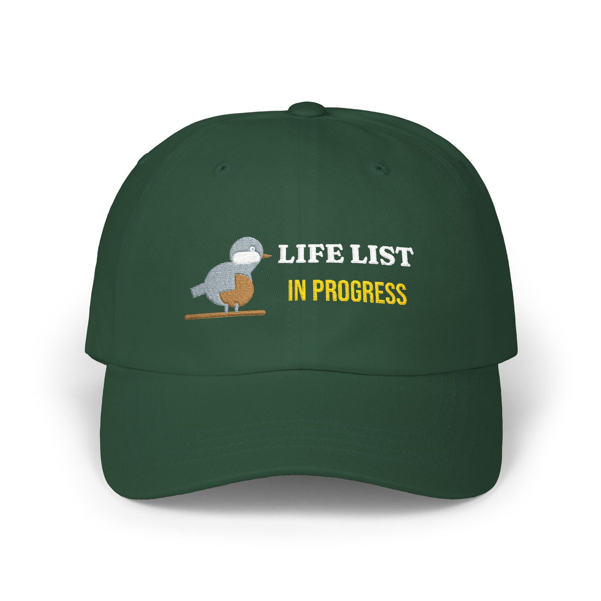 Life List In Progress Embroidered Dad Cap - Birding Hat