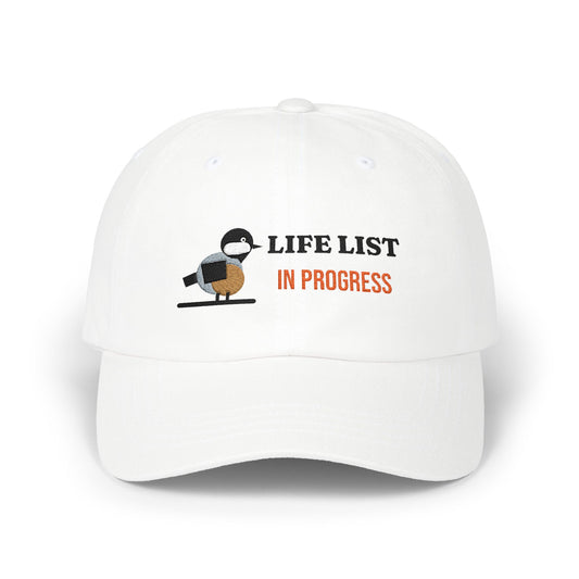Life List In Progress Embroidered Dad Cap - Birding Hat