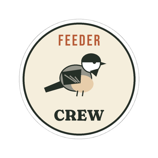 Feeder Crew Sticker - Kiss-Cut Birding Sticker