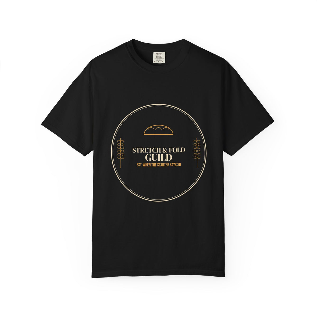 Stretch & Fold Guild sourdough T-shirt, product mockup 6