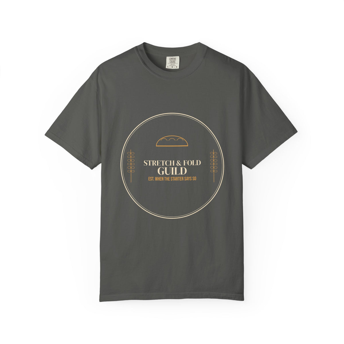 Stretch & Fold Guild sourdough T-shirt, product mockup 5