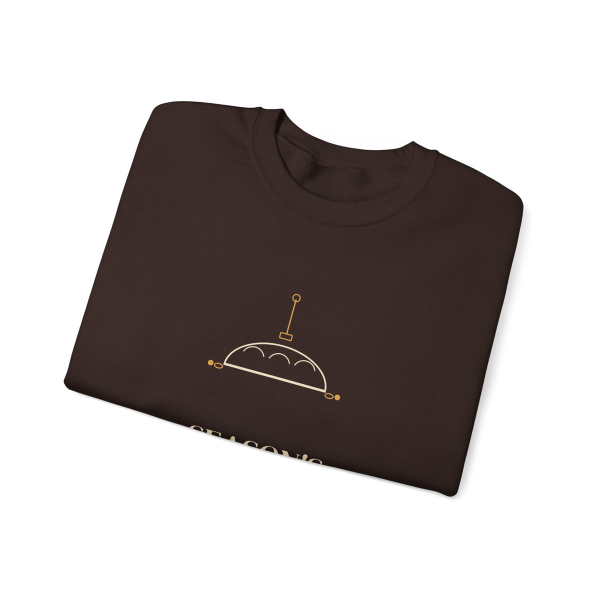 Season's Leavenings sourdough Christmas sweatshirt, product mockup 24