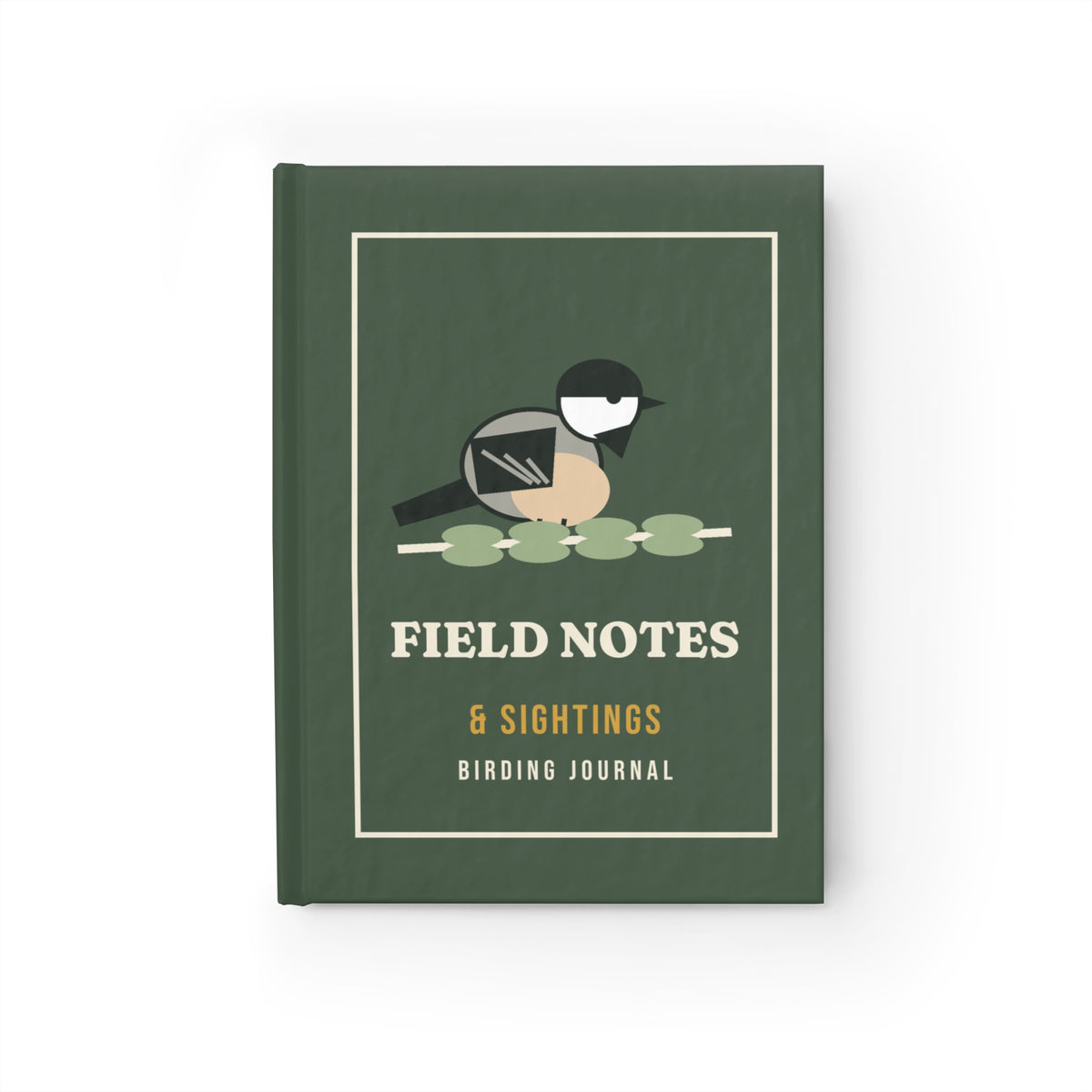 Field Notes & Sightings Birding Journal - Hardcover Ruled Notebook