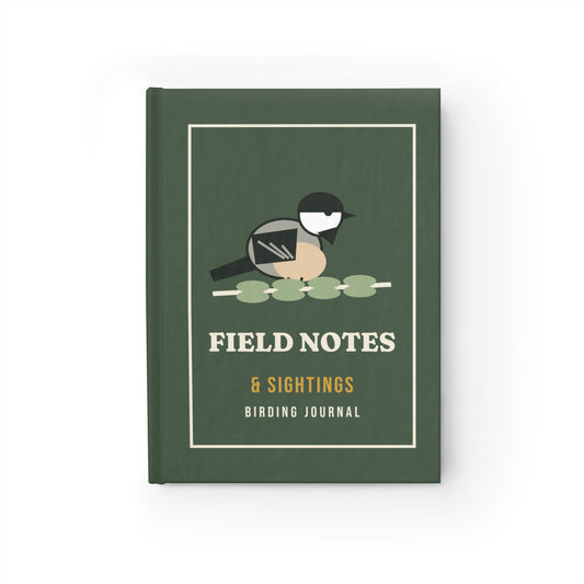 Field Notes & Sightings Birding Journal - Hardcover Ruled Notebook