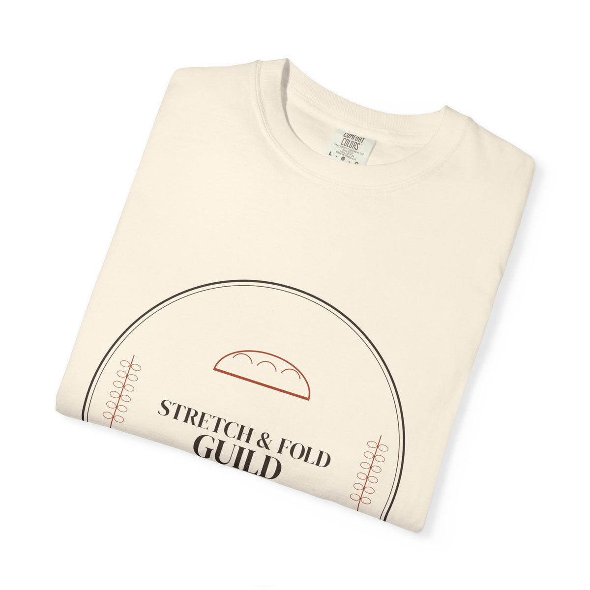 Stretch & Fold Guild sourdough T-shirt, product mockup 11