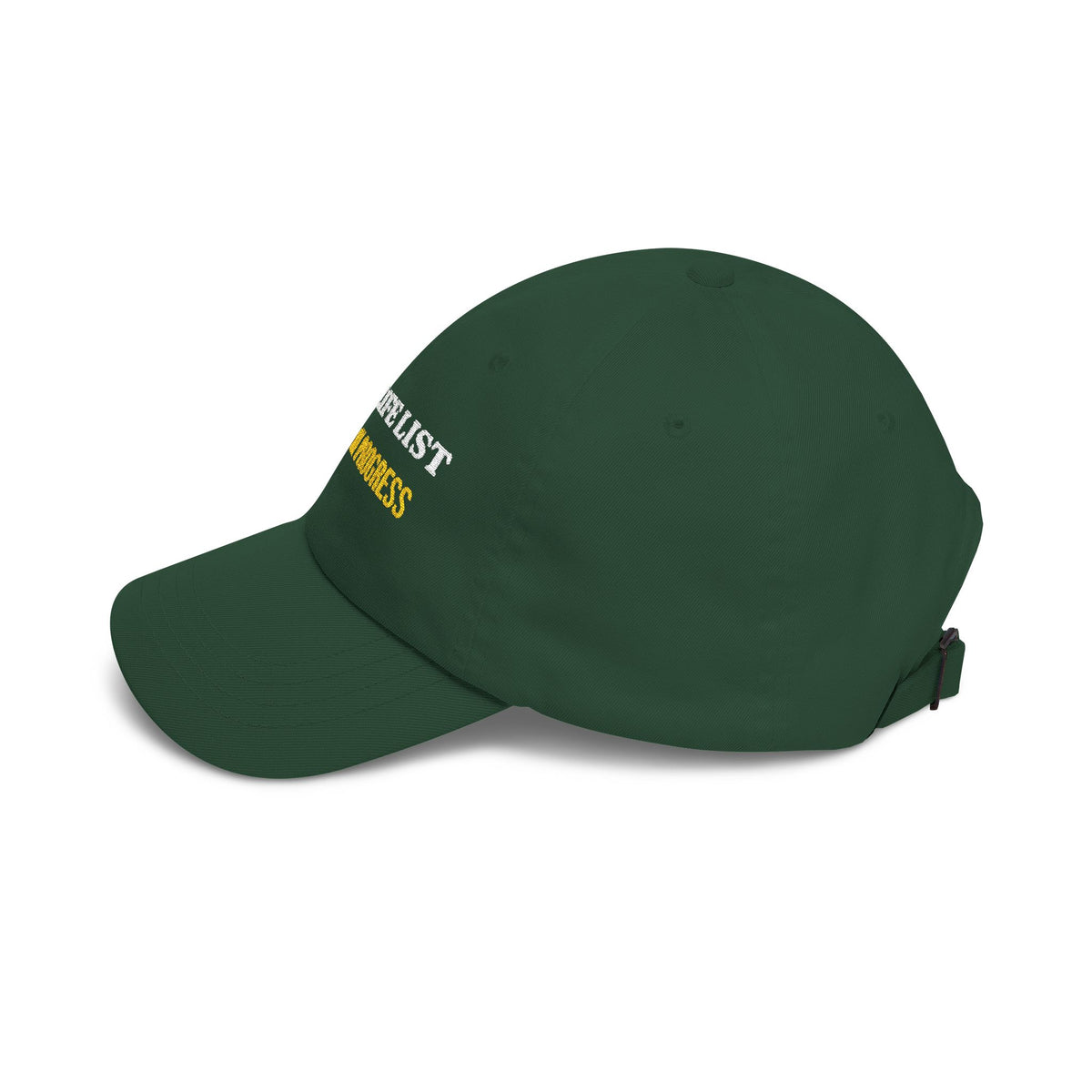 Life List In Progress Embroidered Dad Cap - Birding Hat