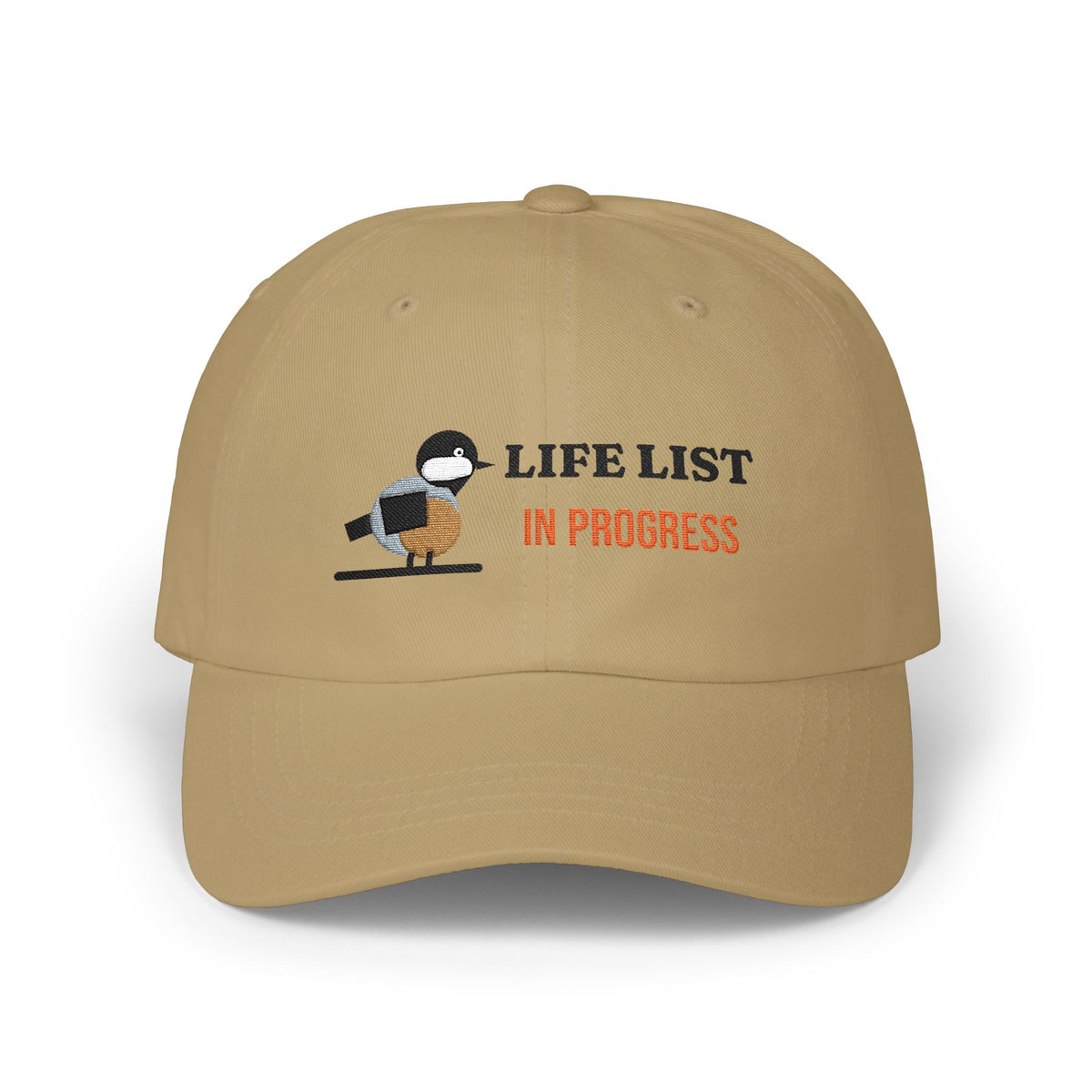 Life List In Progress Embroidered Dad Cap - Birding Hat