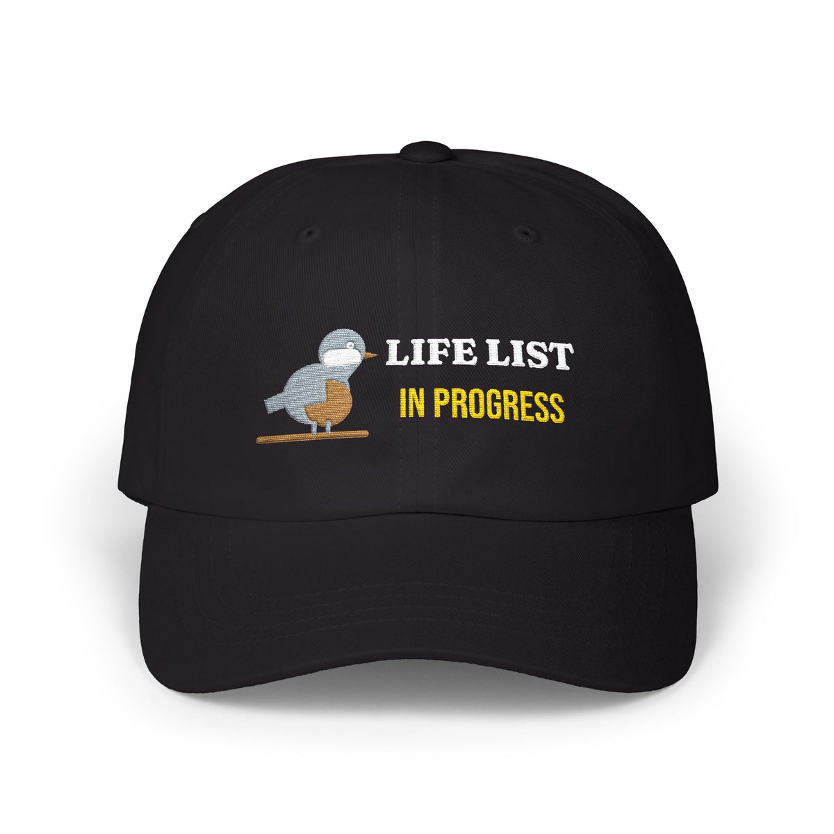 Life List In Progress Embroidered Dad Cap - Birding Hat